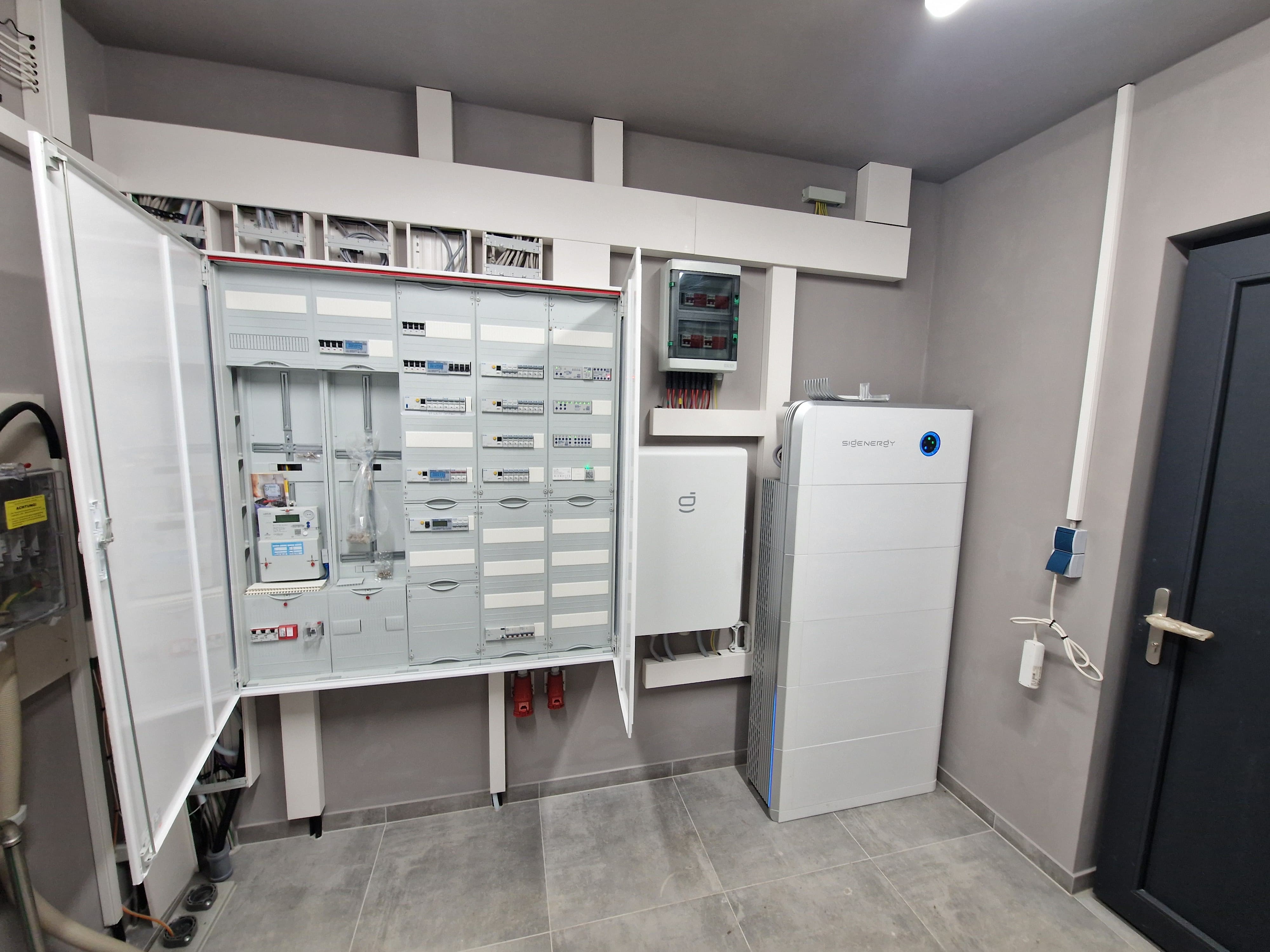 Elektroverteilung im Ausbau